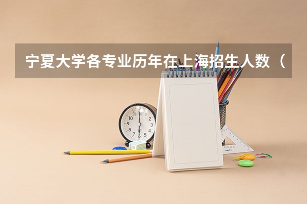 宁夏大学各专业历年在上海招生人数（学费介绍）