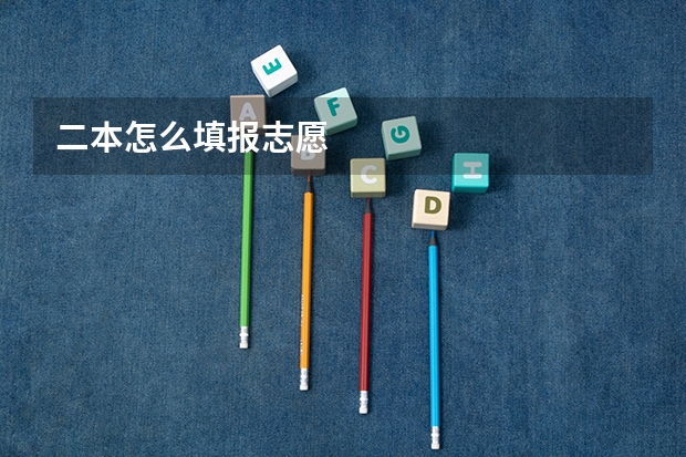 二本怎么填报志愿