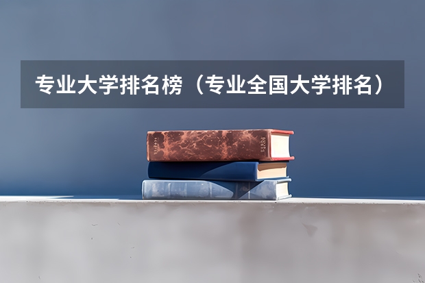专业大学排名榜（专业全国大学排名）