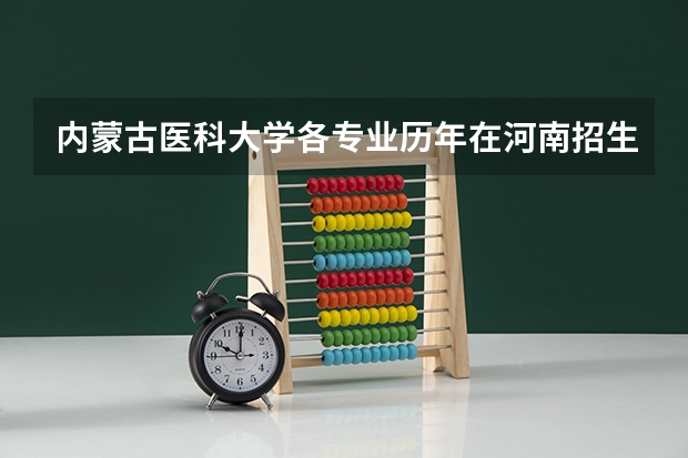 内蒙古医科大学各专业历年在河南招生人数（学费介绍）