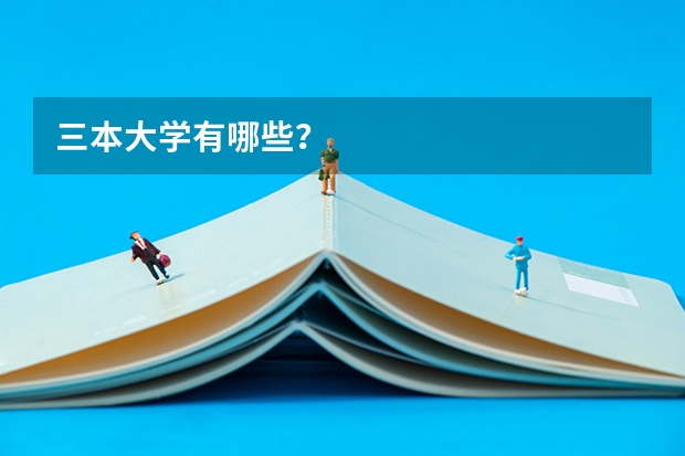 三本大学有哪些？