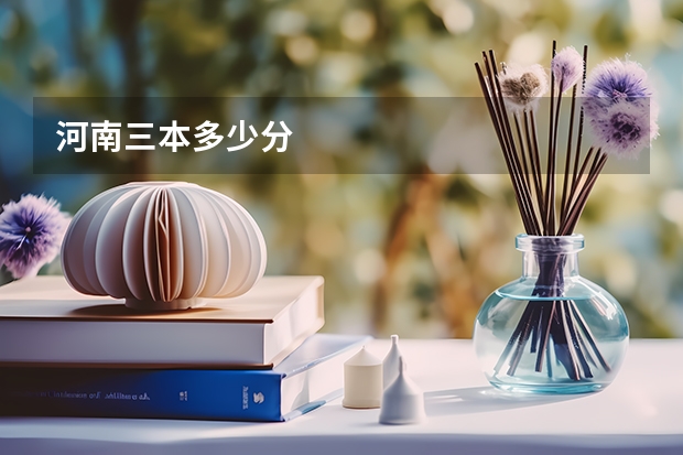 河南三本多少分