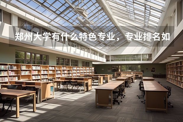 郑州大学有什么特色专业，专业排名如何