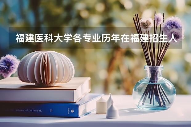 福建医科大学各专业历年在福建招生人数（学费介绍）