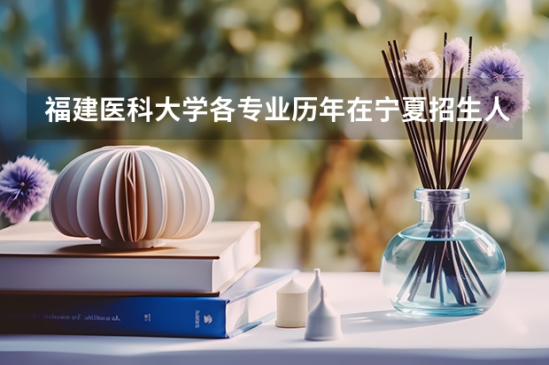 福建医科大学各专业历年在宁夏招生人数（学费介绍）