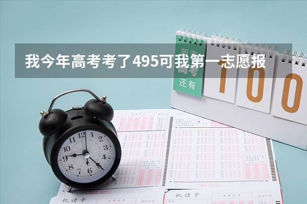 我今年高考考了495可我第一志愿报了河南中医学院(三本)请问我能被录取吗