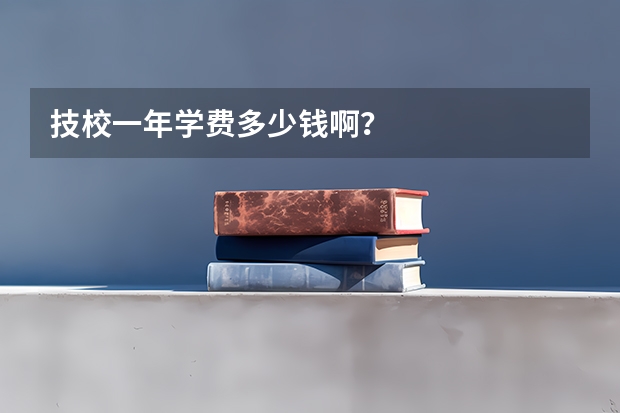 技校一年学费多少钱啊？