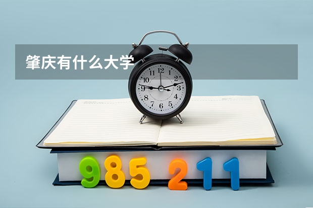 肇庆有什么大学