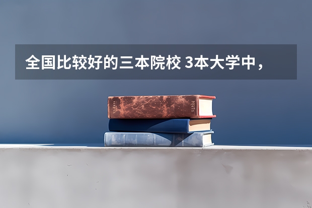 全国比较好的三本院校 3本大学中，那些有历史学专业？