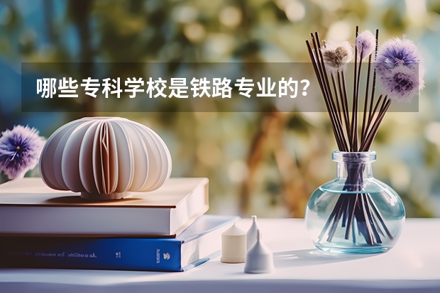 哪些专科学校是铁路专业的？