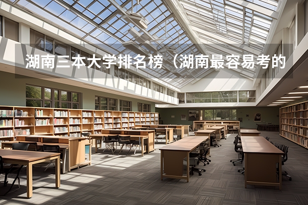 湖南三本大学排名榜（湖南最容易考的三本大学）