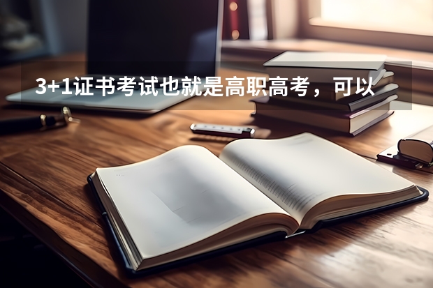 3+1证书考试也就是高职高考，可以报的学校，校风比较好的，3a的，能报考的学校有哪些要公办的！！！