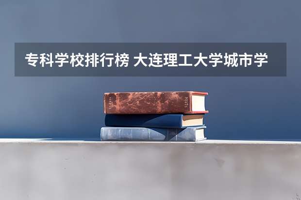 专科学校排行榜 大连理工大学城市学院排名