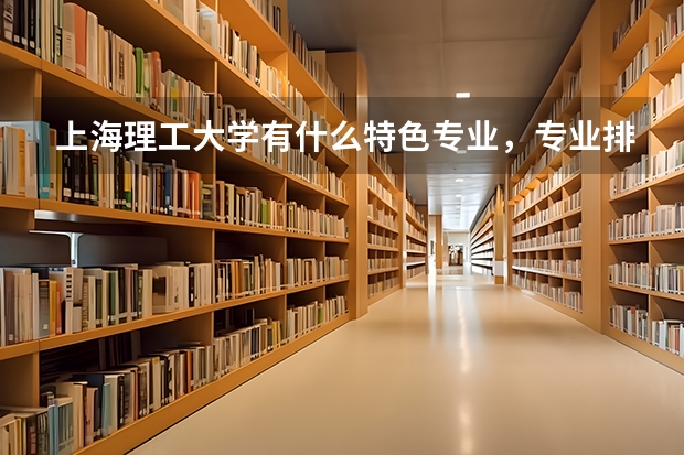 上海理工大学有什么特色专业，专业排名如何