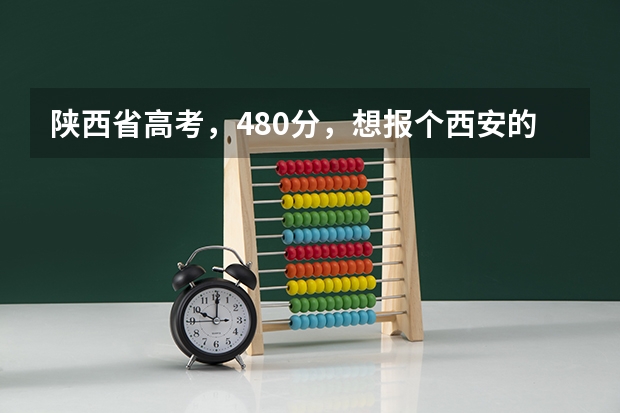 陕西省高考，480分，想报个西安的三本，报哪个学校和专业比较好啊？