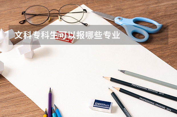 文科专科生可以报哪些专业