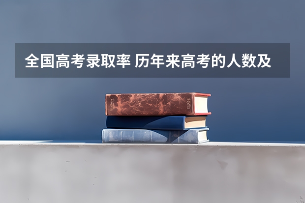 全国高考录取率 历年来高考的人数及录取率？