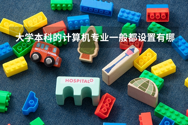 大学本科的计算机专业一般都设置有哪些课程