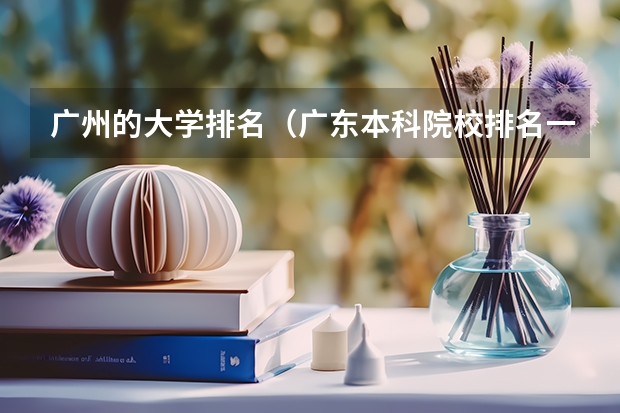 广州的大学排名（广东本科院校排名一览表）