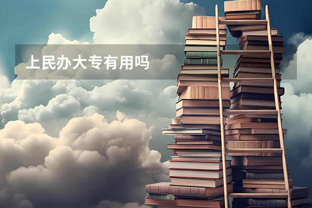 上民办大专有用吗