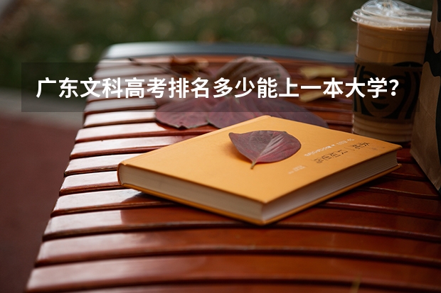 广东文科高考排名多少能上一本大学？