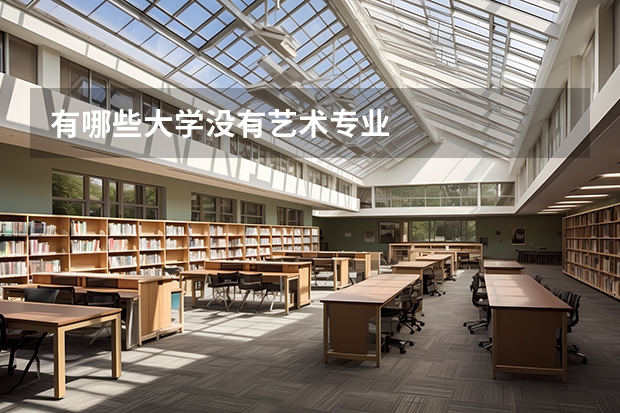 有哪些大学没有艺术专业