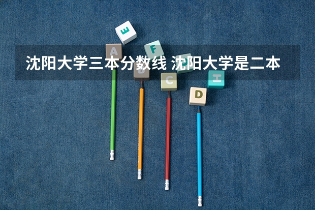 沈阳大学三本分数线 沈阳大学是二本还是三本