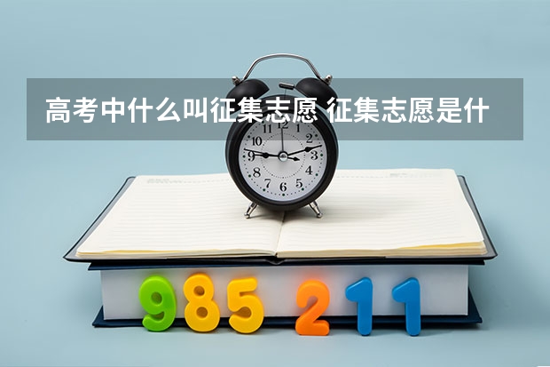 高考中什么叫征集志愿 征集志愿是什么意思啊？