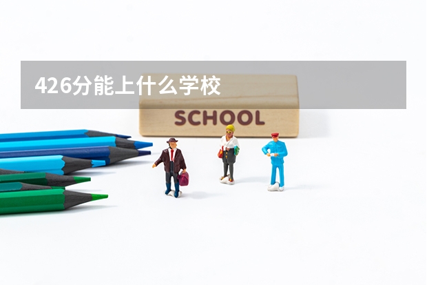 426分能上什么学校