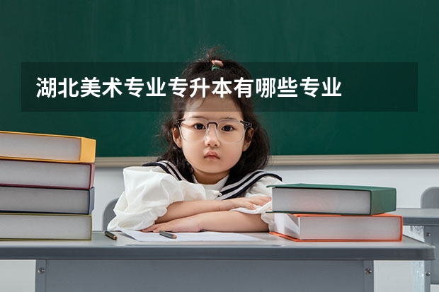 湖北美术专业专升本有哪些专业