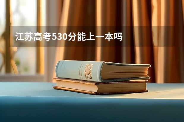 江苏高考530分能上一本吗