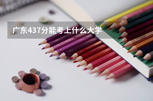 广东437分能考上什么大学
