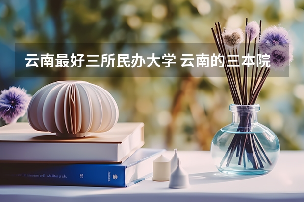 云南最好三所民办大学 云南的三本院校排名