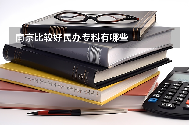 南京比较好民办专科有哪些