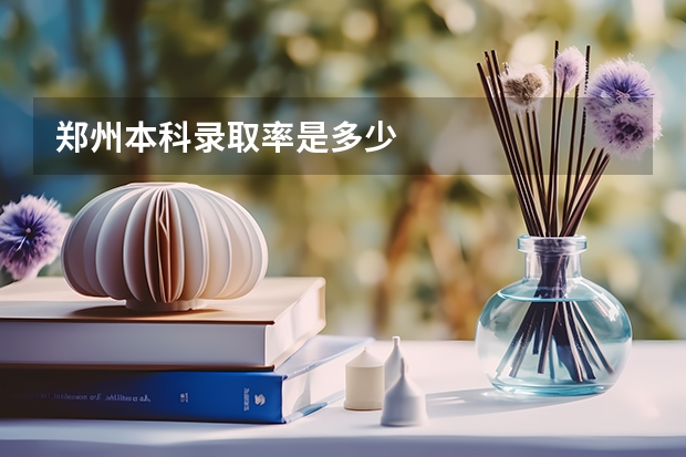 郑州本科录取率是多少