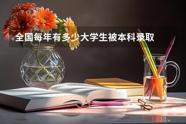全国每年有多少大学生被本科录取