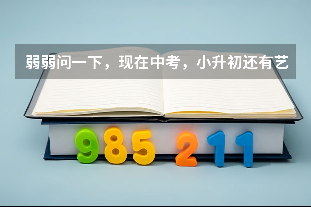 弱弱问一下，现在中考，小升初还有艺术特长加分一说吗
