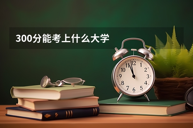 300分能考上什么大学