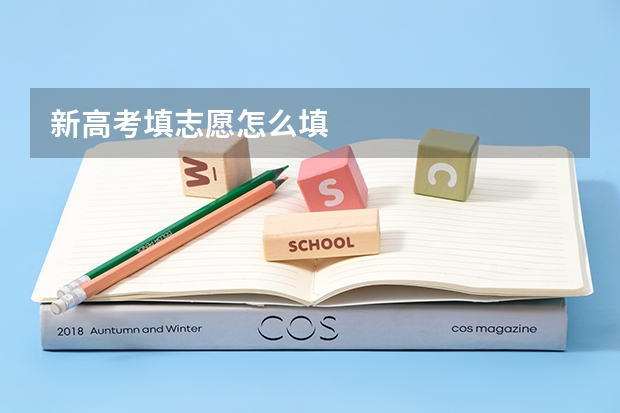 新高考填志愿怎么填