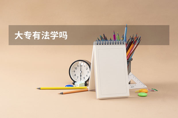 大专有法学吗