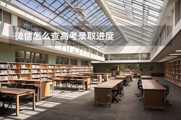 微信怎么查高考录取进度