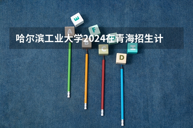 哈尔滨工业大学2024在青海招生计划 招多少人