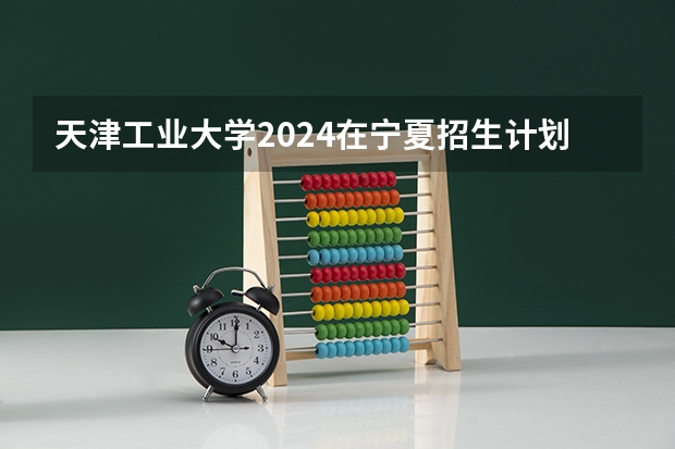 天津工业大学2024在宁夏招生计划 招多少人