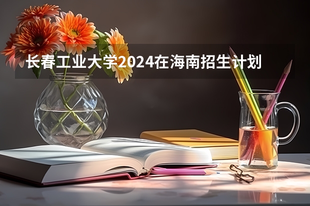 长春工业大学2024在海南招生计划 招多少人
