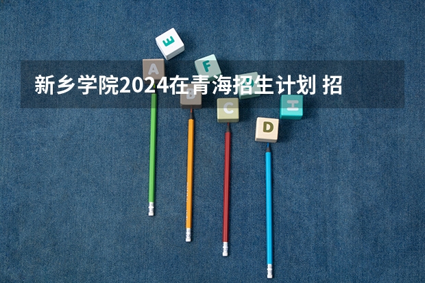 新乡学院2024在青海招生计划 招多少人