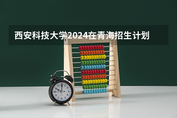 西安科技大学2024在青海招生计划 招多少人