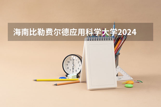 海南比勒费尔德应用科学大学2024在海南招生计划 招多少人