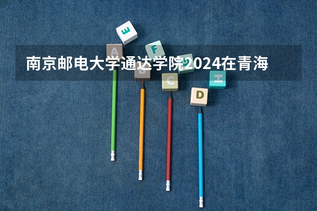 南京邮电大学通达学院2024在青海招生计划 招多少人