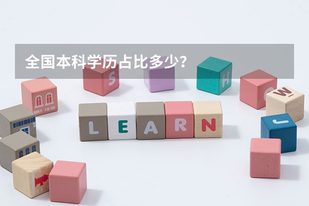全国本科学历占比多少？