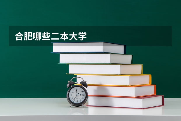 合肥哪些二本大学